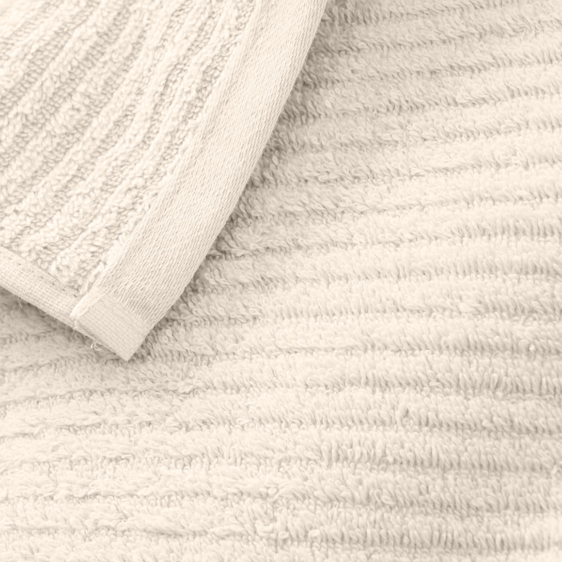 My Home Handtuch mit Rippstruktur hellbeige