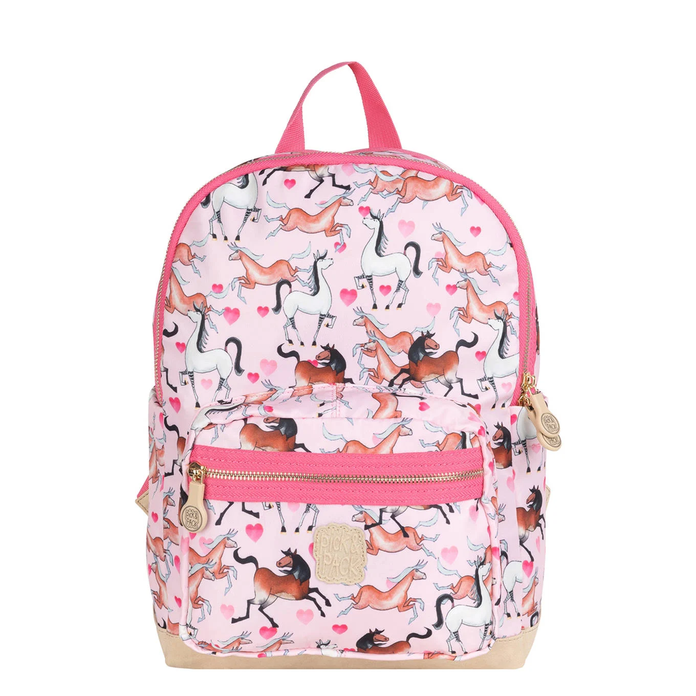 Pick & Pack rugzak Magic Horses M roze