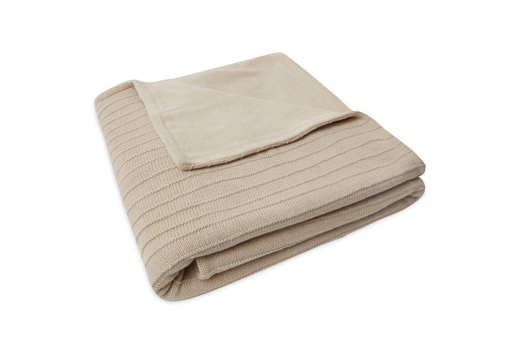 ledikantdeken Velvet Pure Knit Nougat