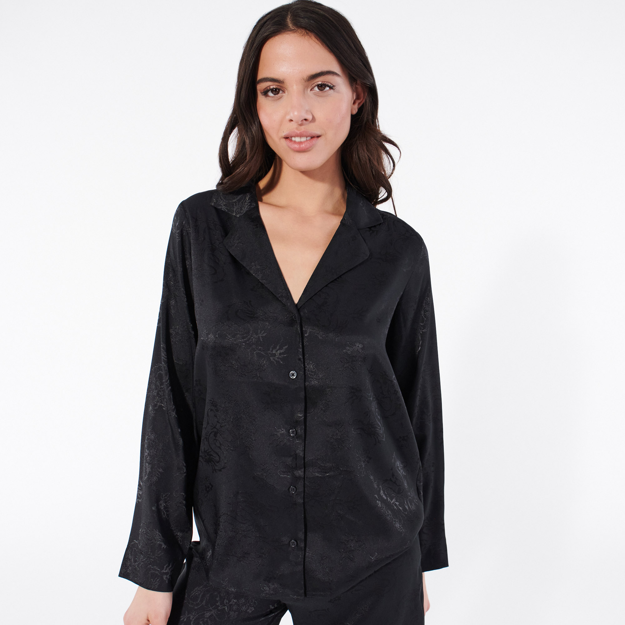 Chemise de pyjama en satin