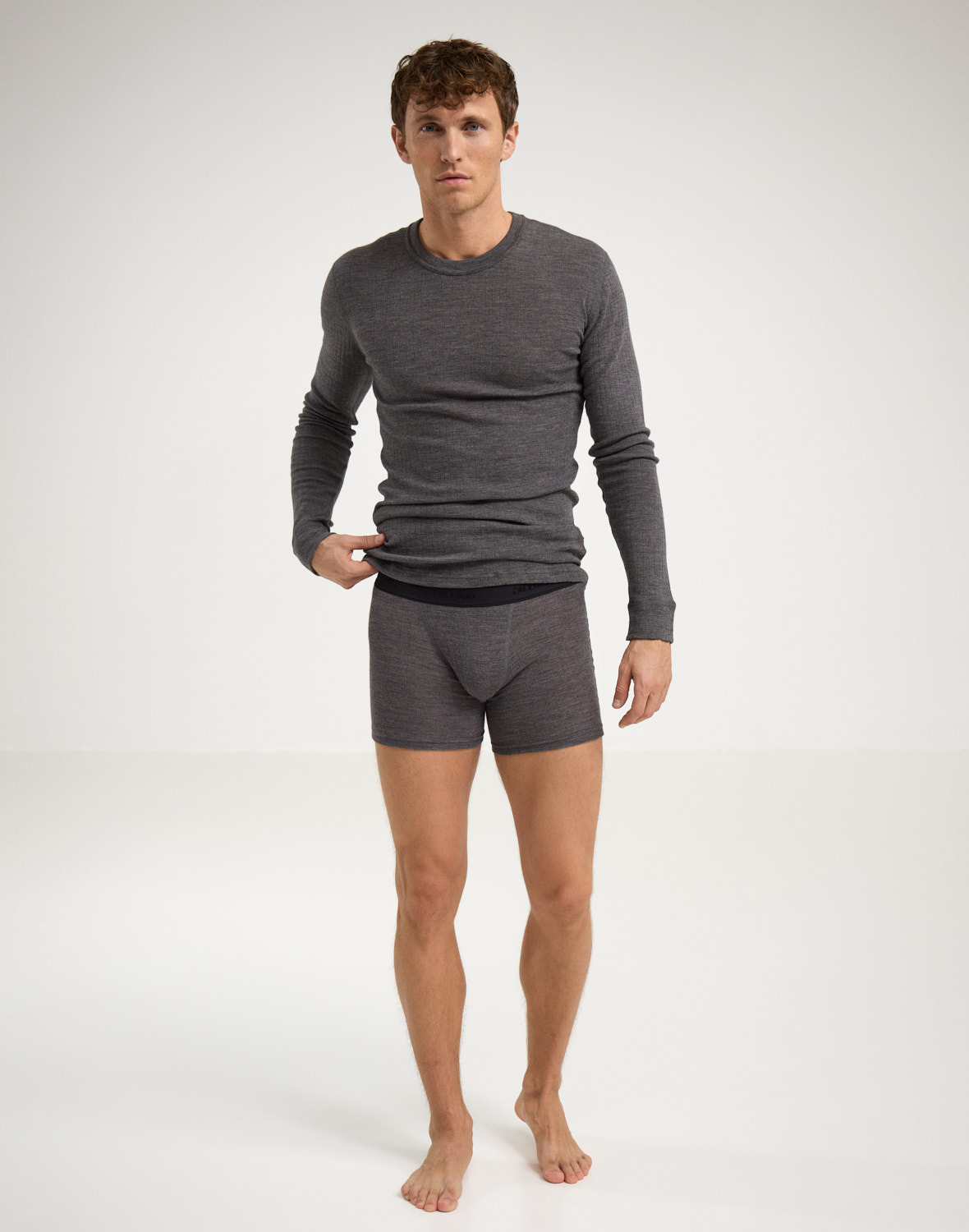 Klassieke boxershort van merinowol voor heren