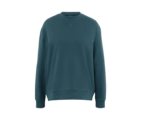 Oversized Yogasweatshirt, dunkelsmaragdgrün
