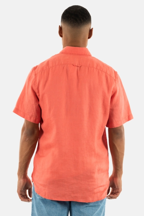 Chemise manches courtes timberland mill brook ei41 burnt sienna-app