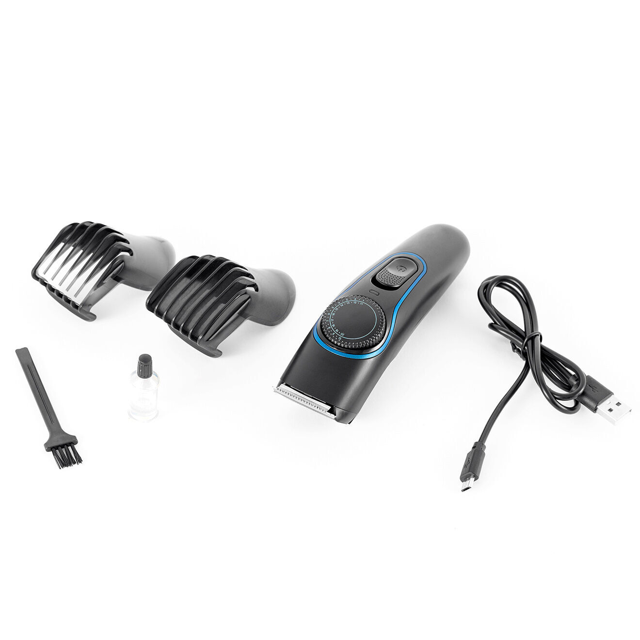 Harper Tondeuse sans fil cheveux et barbe plug and play noire