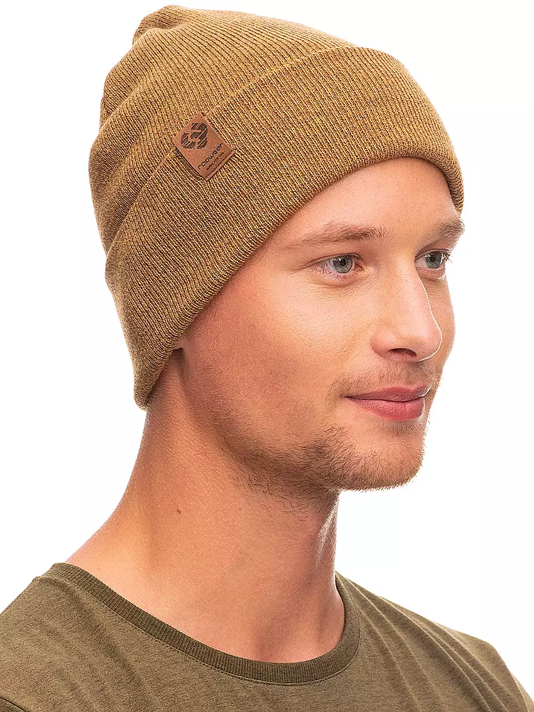 RAGWEAR Mütze - Haube FOSHY REMAKE braun