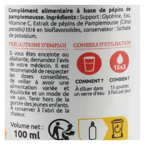Extrato de Semente de Toranja Herbesan 420mg 100ml