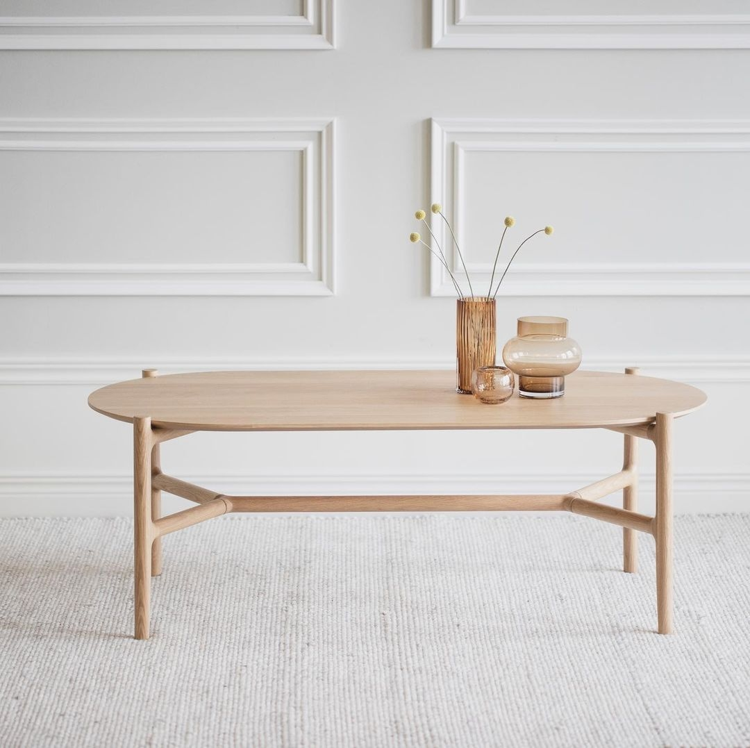 Ovale salontafel Holton Naturel