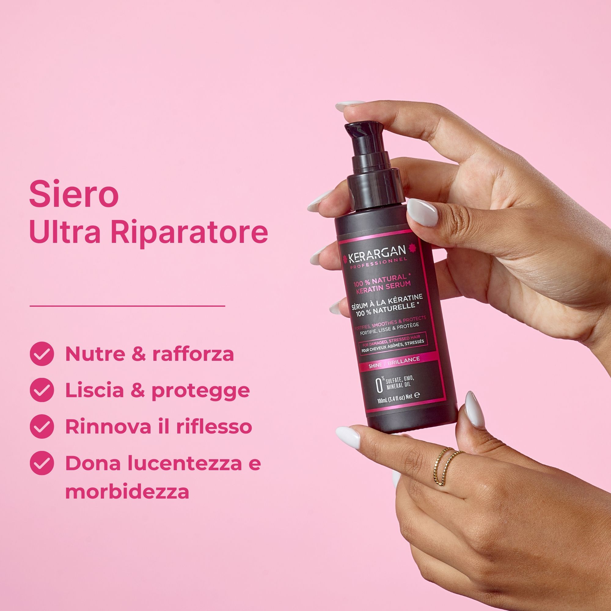 Kerargan - Ultra reparierendes Haarserum mit Keratin