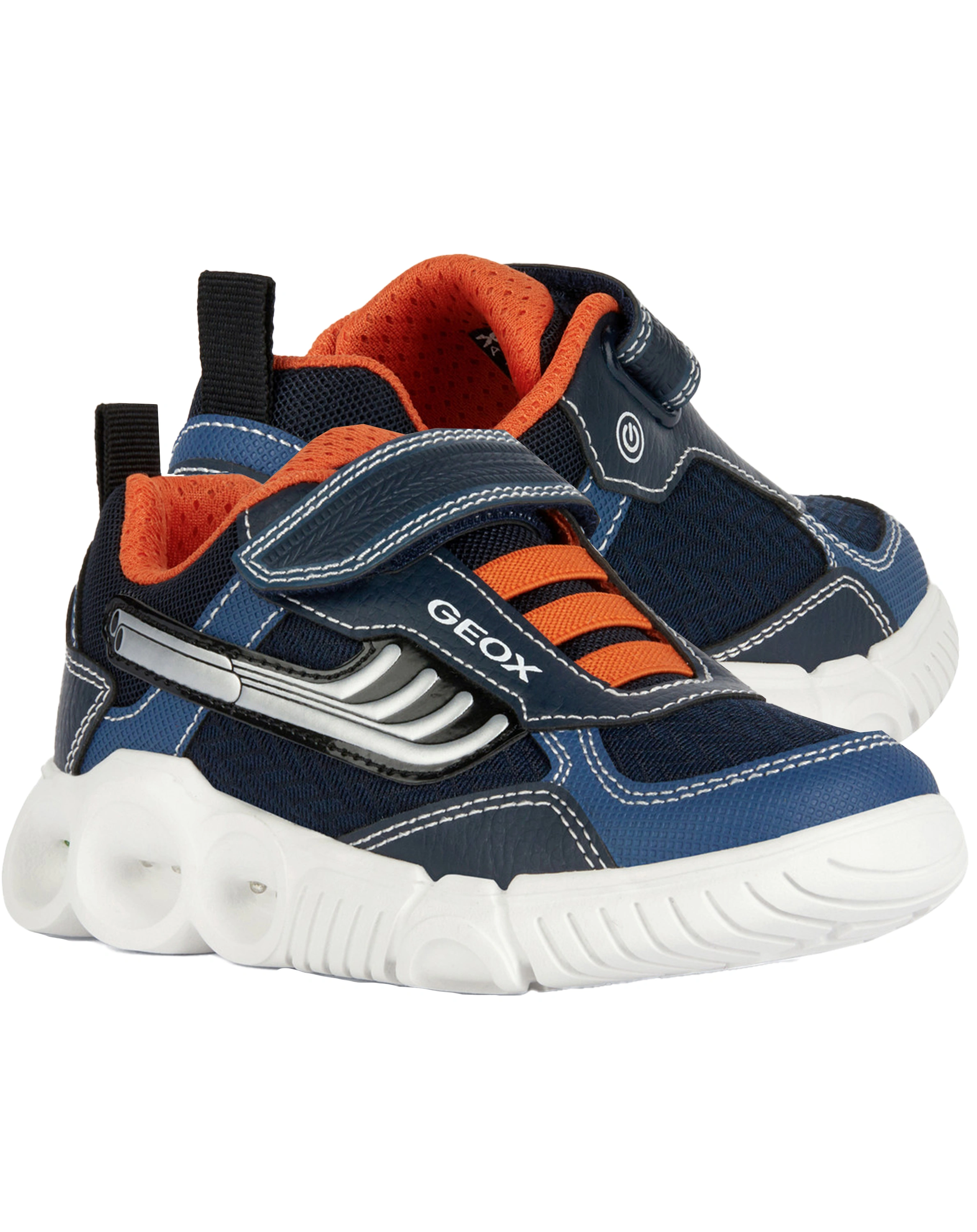 Klett-Sneaker WROOM in navy/orange