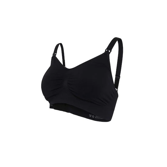 Soutien-gorge d'allaitement rembourré sans coutures   Noir        de               Carriwell
