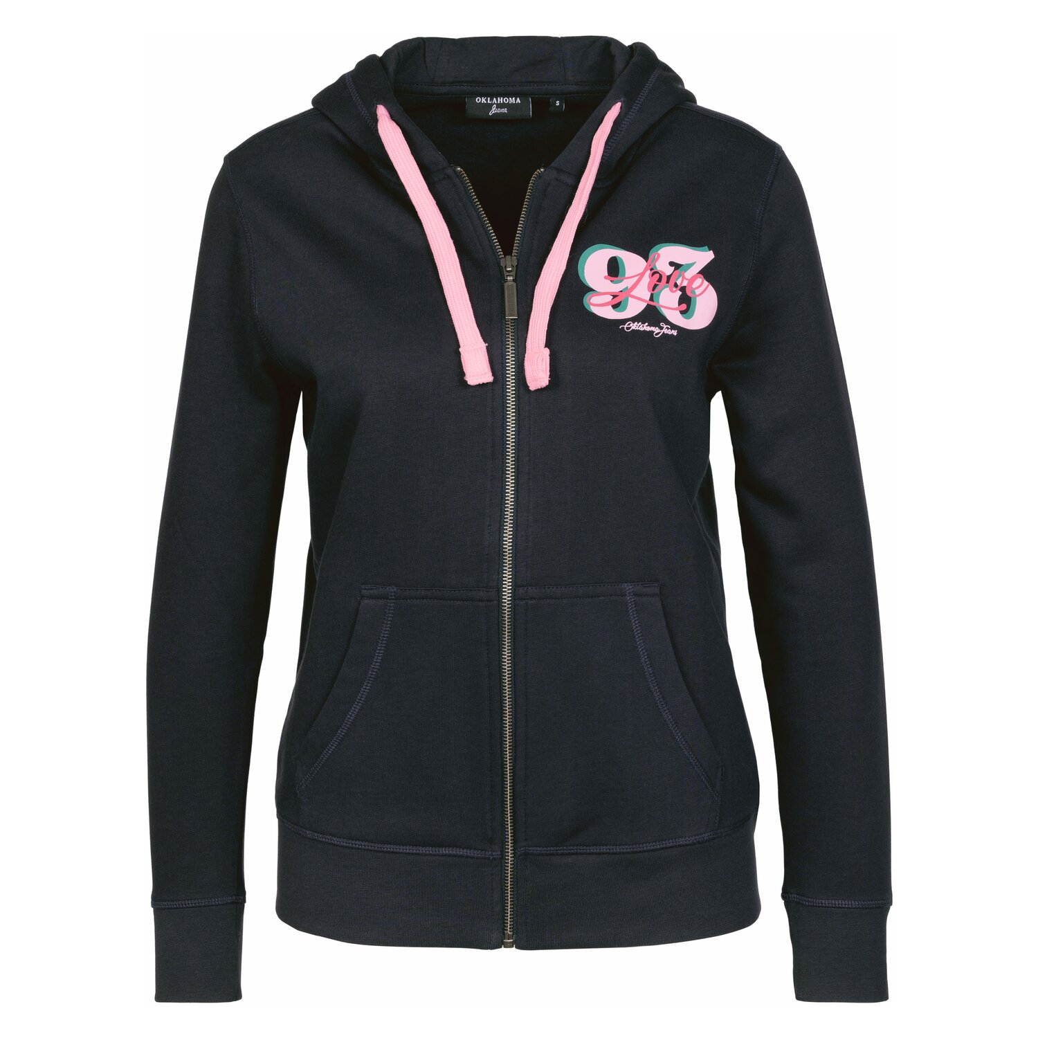 OKLAHOMA Jeans Sweatjacke  - total eclipse