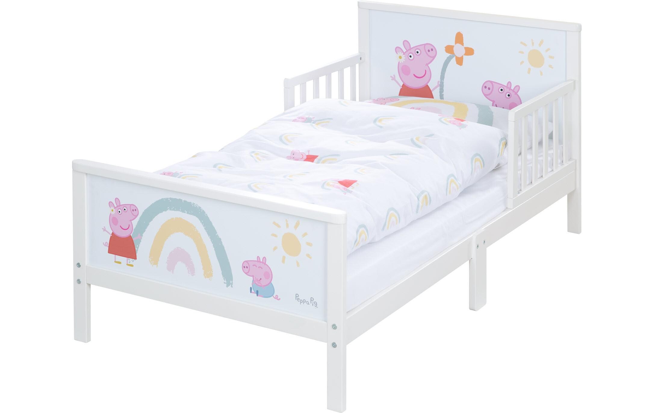 Kinderbett Peppa-Pig 70 x 140 cm<br>Hochwertiges und langlebiges Möbelstück