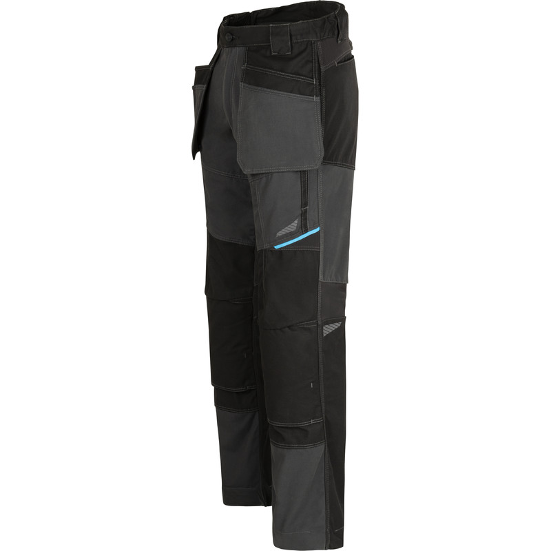 Portwest WX3 stretch werkbroek met holsterzakken + gratis kniestukken 46 grijs/zwart*