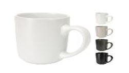 MUG FAIENCE BLANC NOIR VERT OU GRIS 370ML