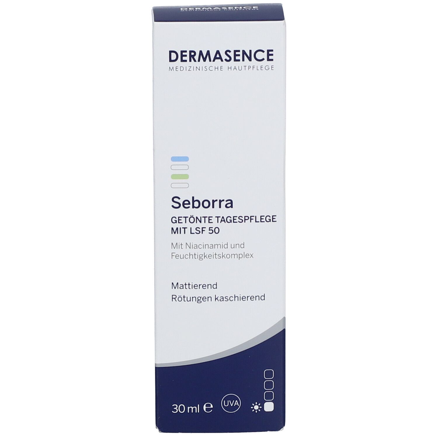 DERMASENCE Seborra Getönte Tagespflege mit LSF 50