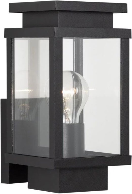 KS Verlichting wandlamp Boston zwart 16 x 12,7 x 26 cm