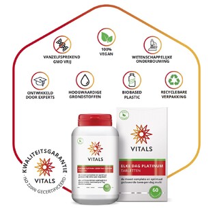 Vitals Elke Dag Platinum Tabletten 60TB
