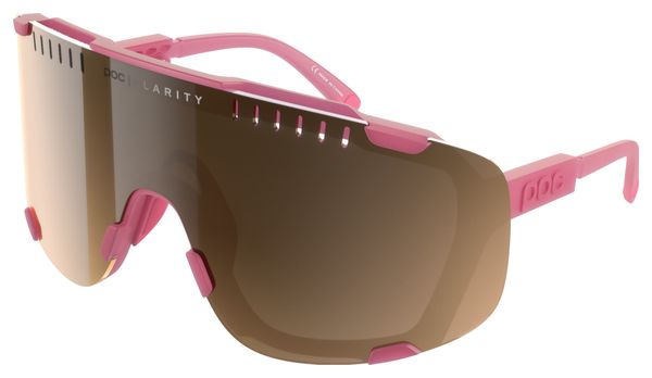Lunettes Poc Devour Pink Translucent / Brown Silver Mirror