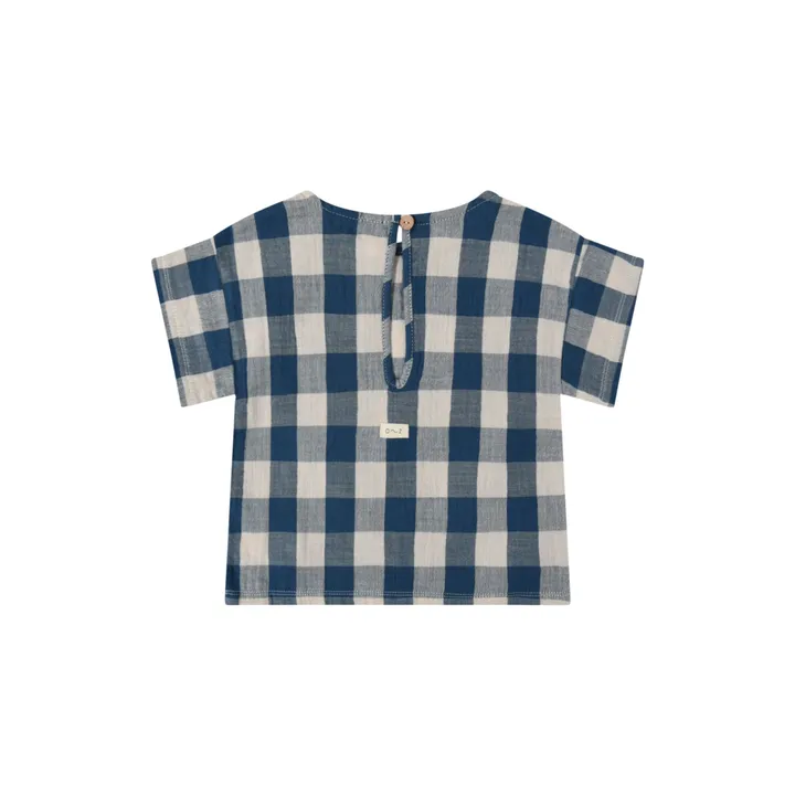 Organic Zoo T-Shirt Vichy | Bleu