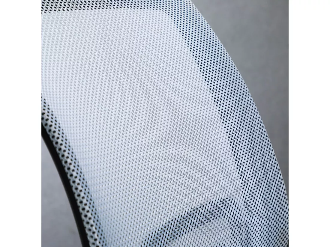Chaise de bureau PHOENIX, Pivotante et réglable en hauteur, Tissu mesh, Avec accoudoirs, Gris