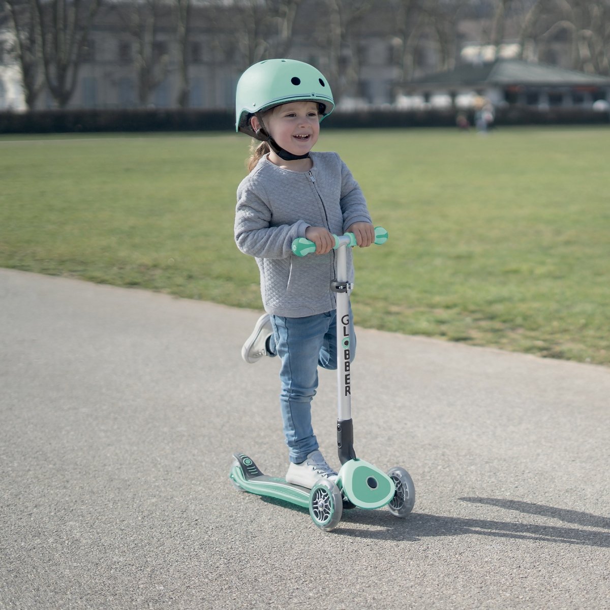 Trottinette primo premium pliable menthe