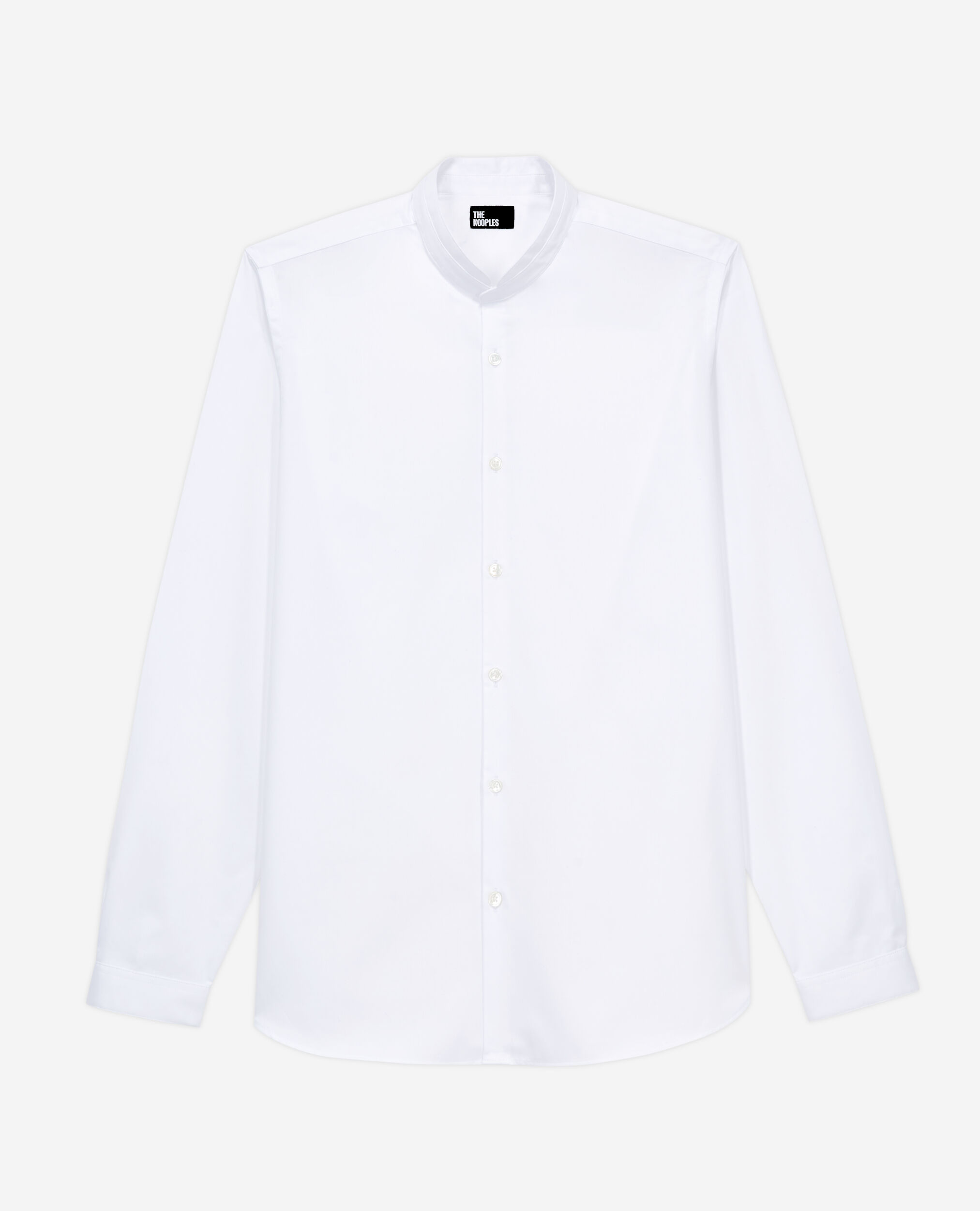 Chemise col officier blanche