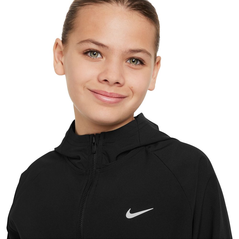 Nike Dri-Fit UV Trainingsjacke Kinder schwarz