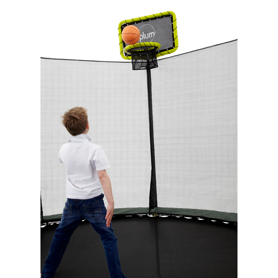 plum® Basketball-Set für Trampolin grün