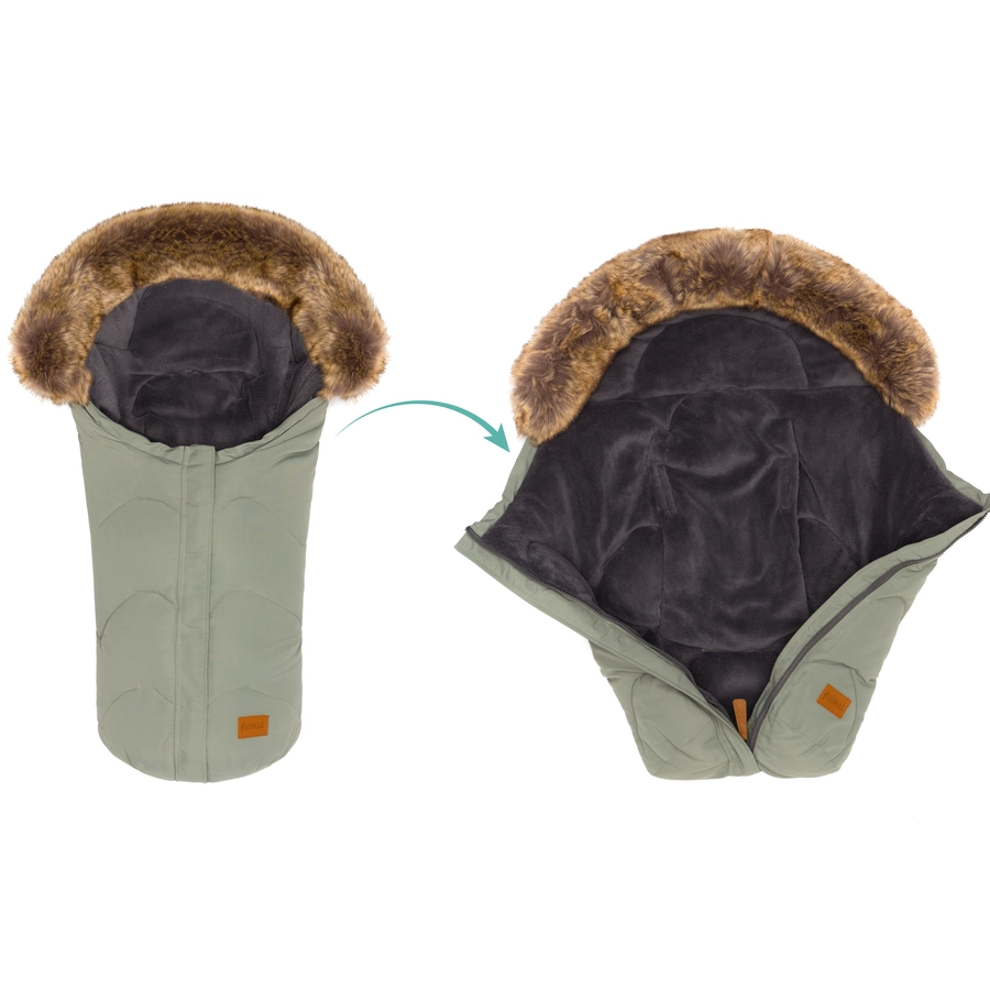 fillikid Winterfußsack Lhotse Gr. 0 Salbei