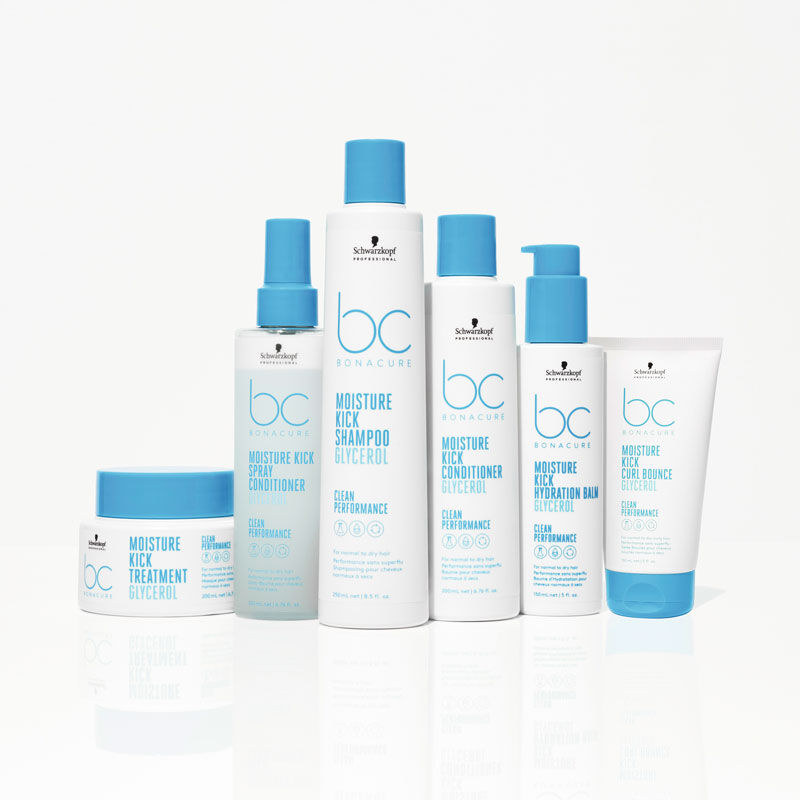 Spray-baume hydratant cheveux normaux à secs ou bouclés BC Moisture Kick 200ml