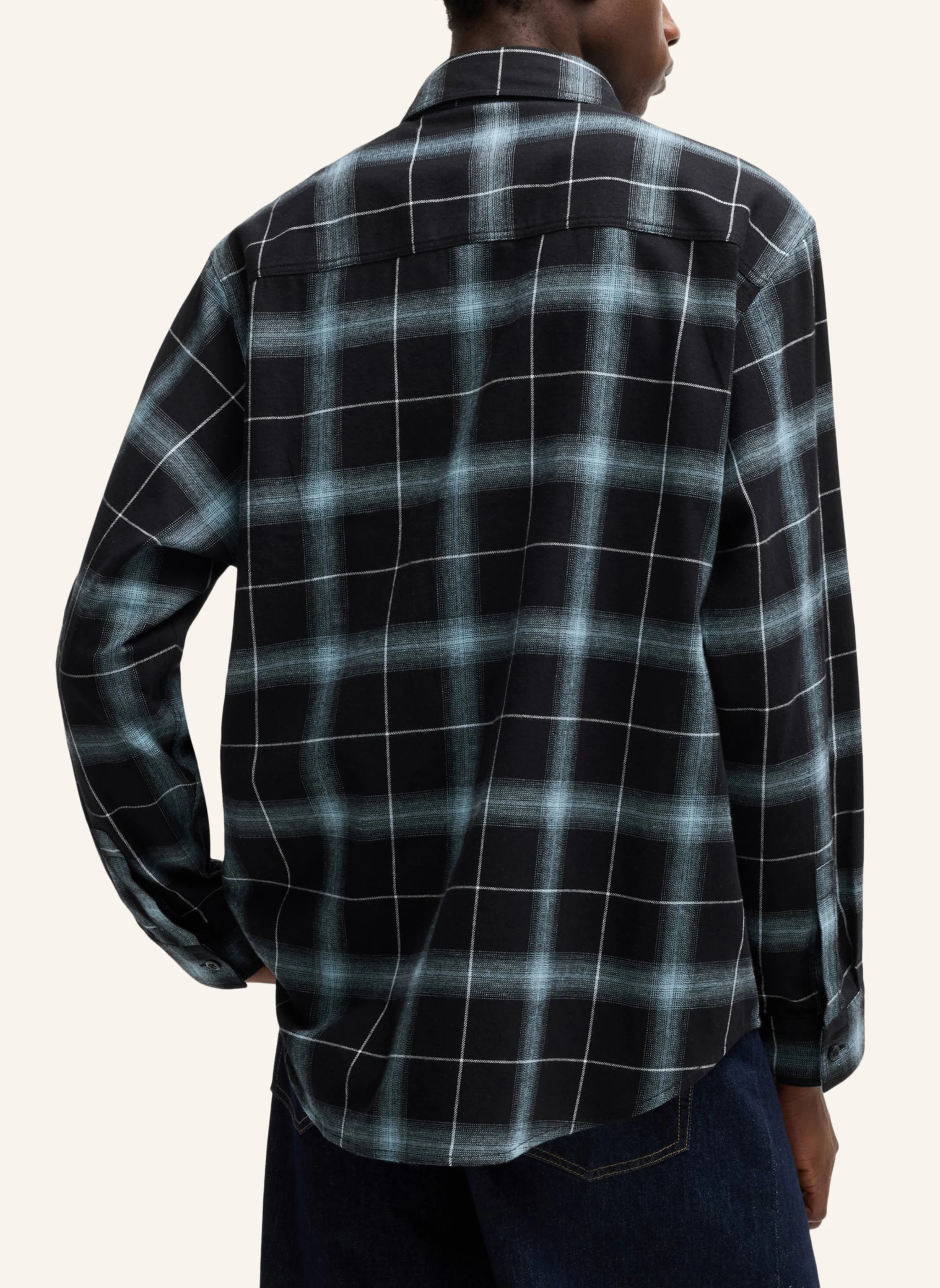 HUGO Casual Hemd EBOLT Oversize Fit