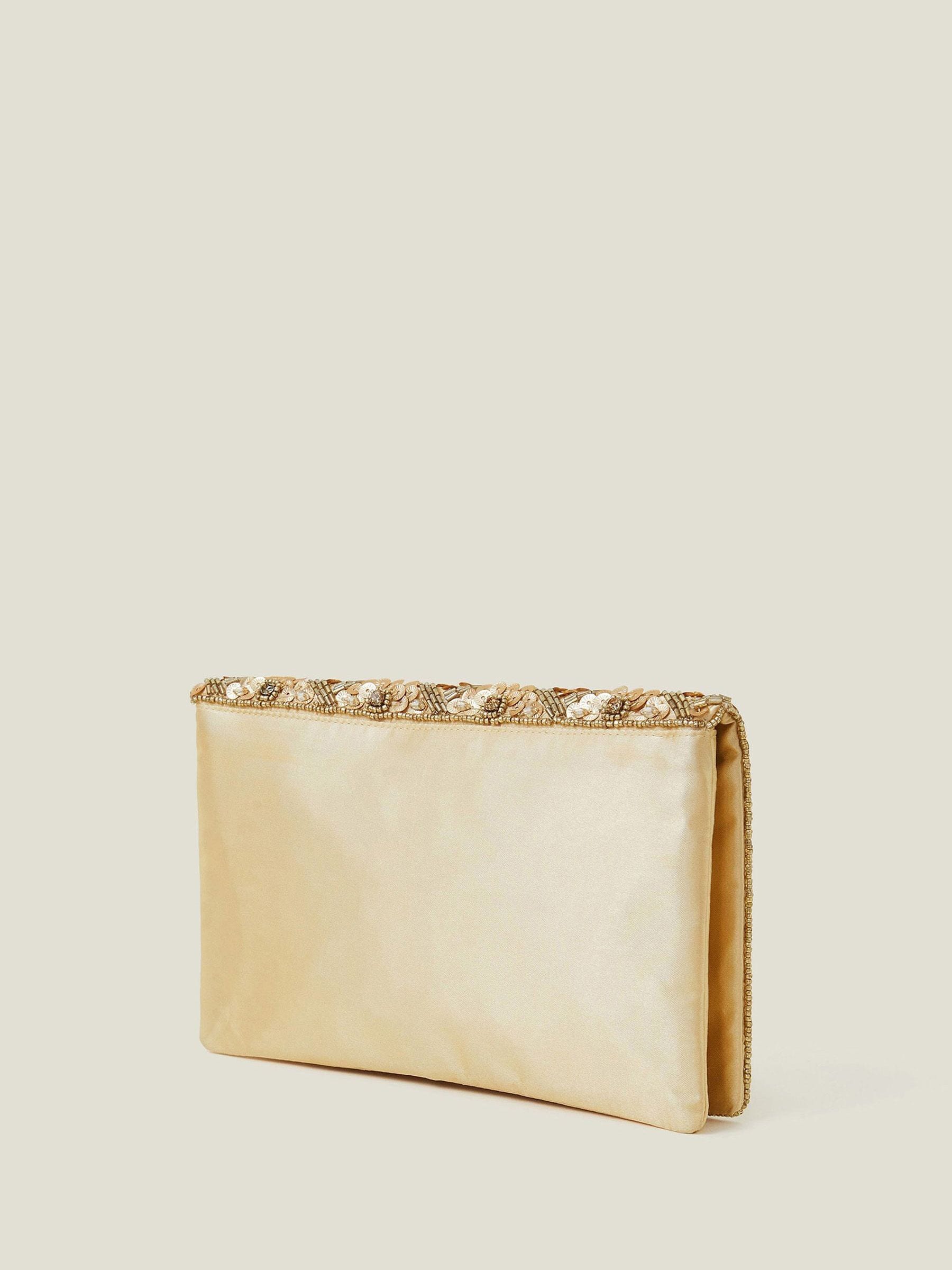 Accessorize Tianna Metallic Clutch tas