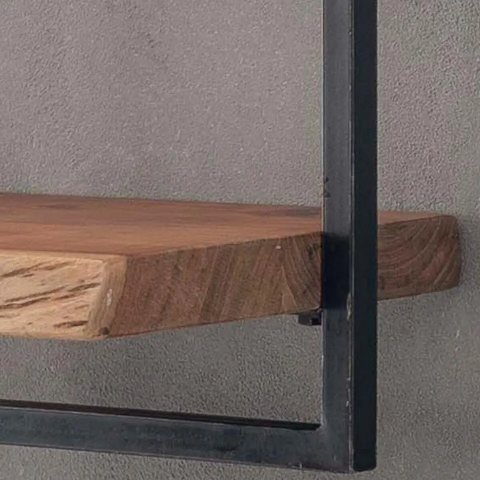 Fraaai - Woody metaal wandplank 40 cm