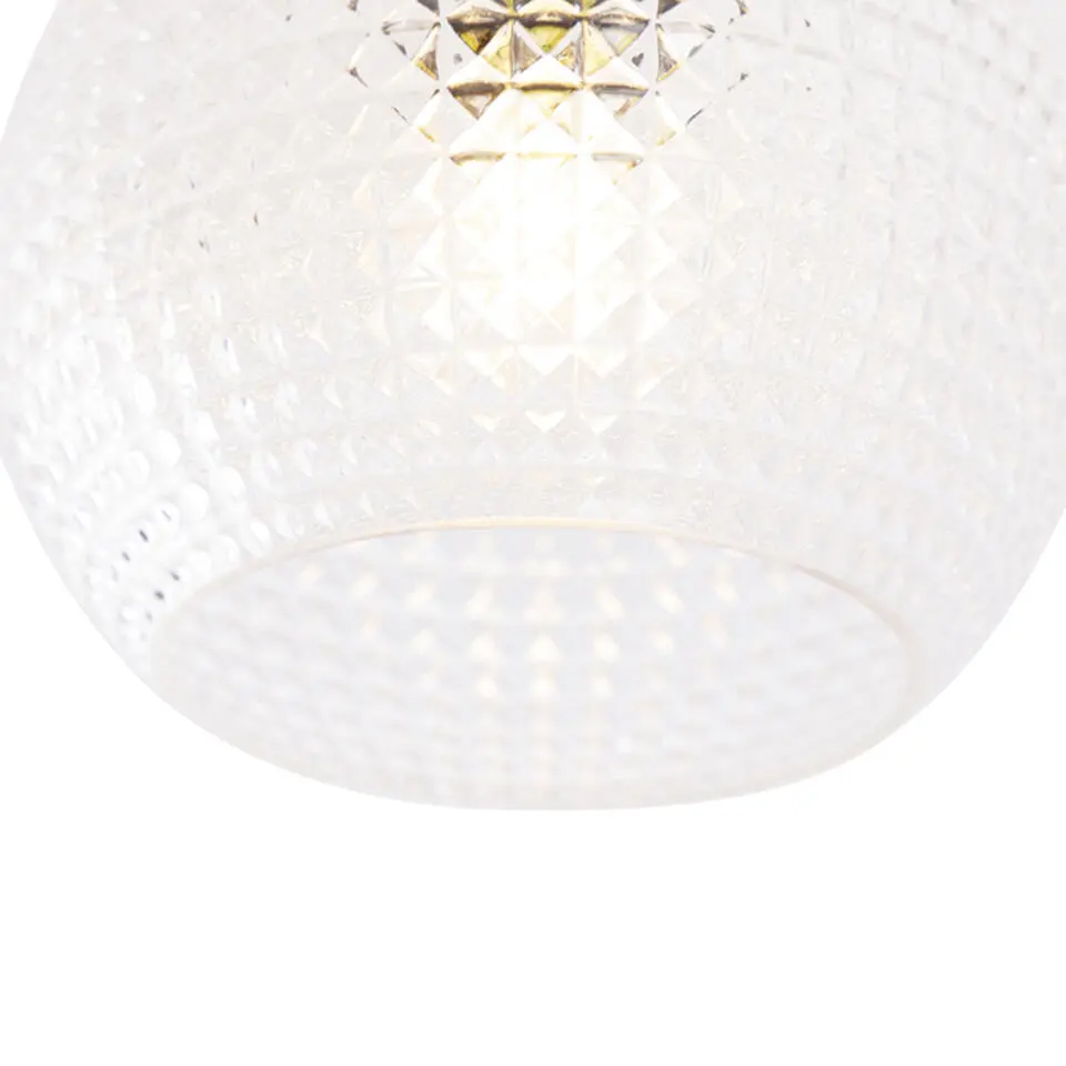 Qazqa plafondlampen sphere goudkleurig e27