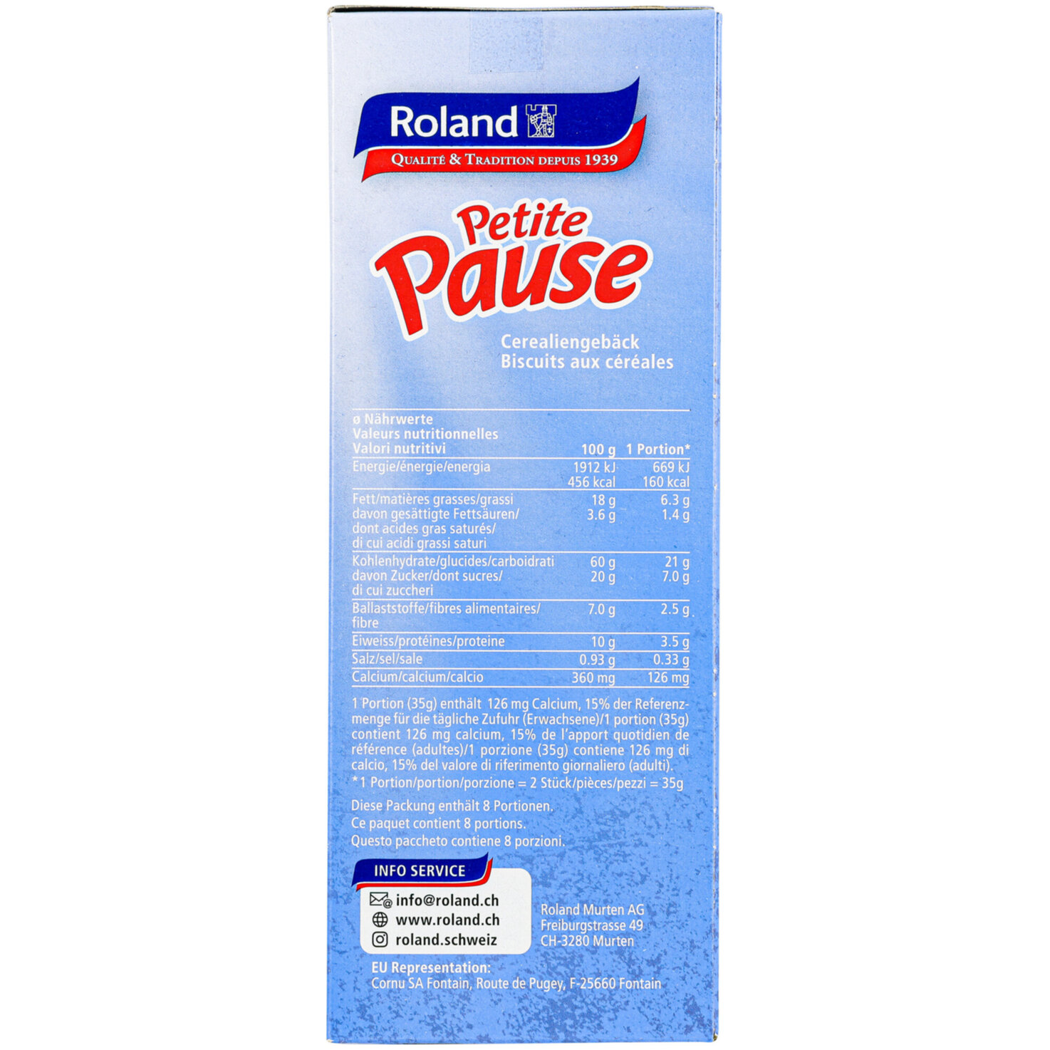 Roland Petite Pause Milch