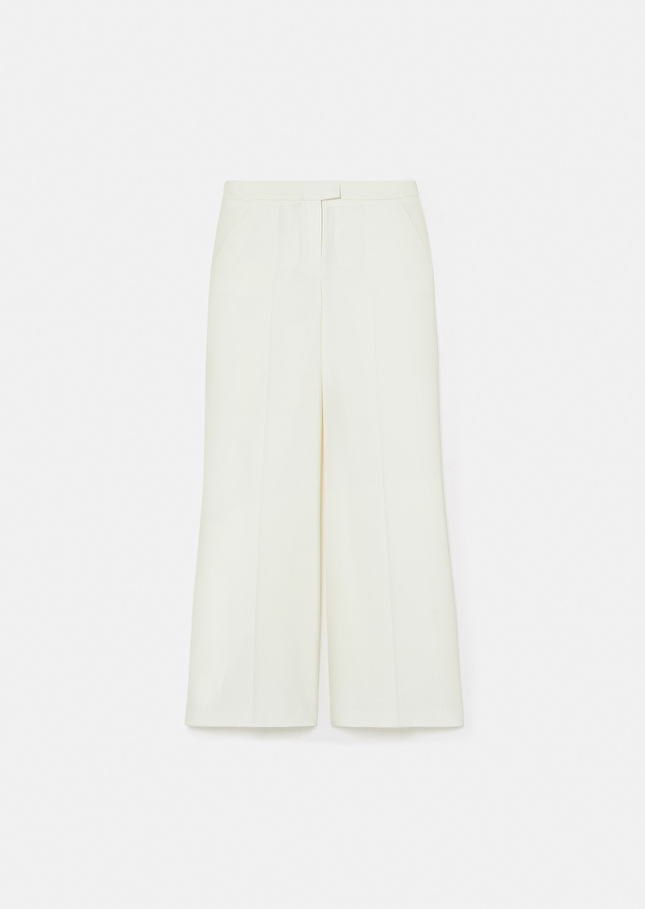 Pantalon Primaveraécru en laine froide