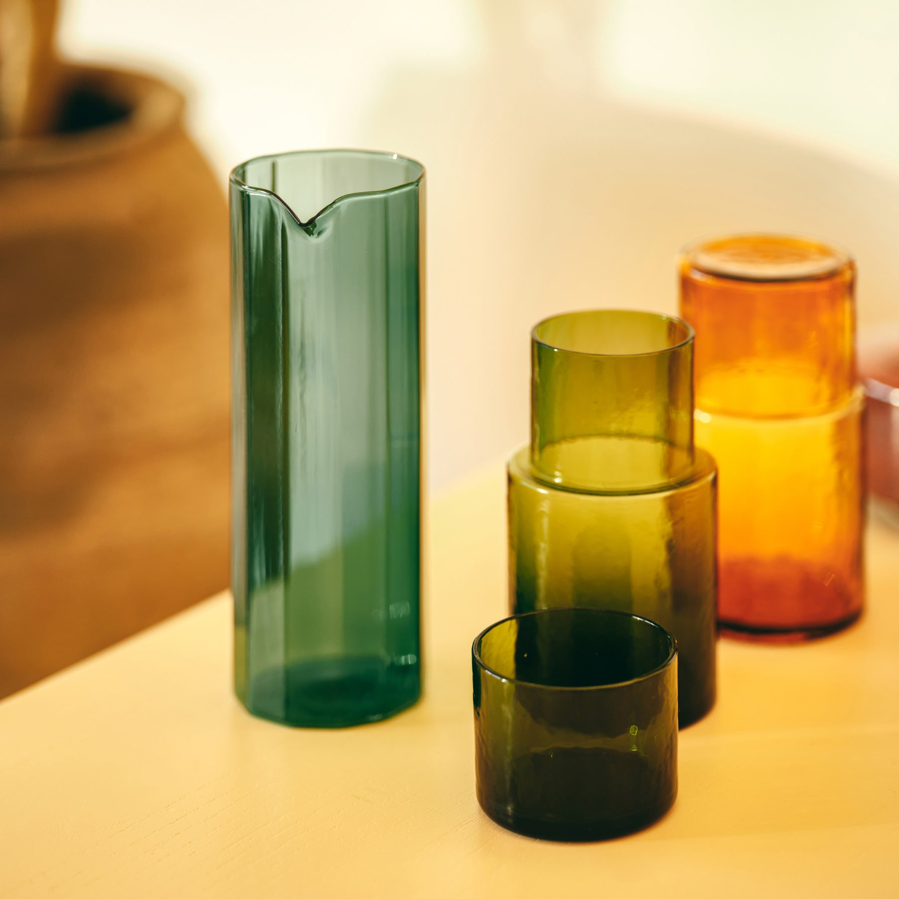 HKliving Sunlit Karaf - Teal