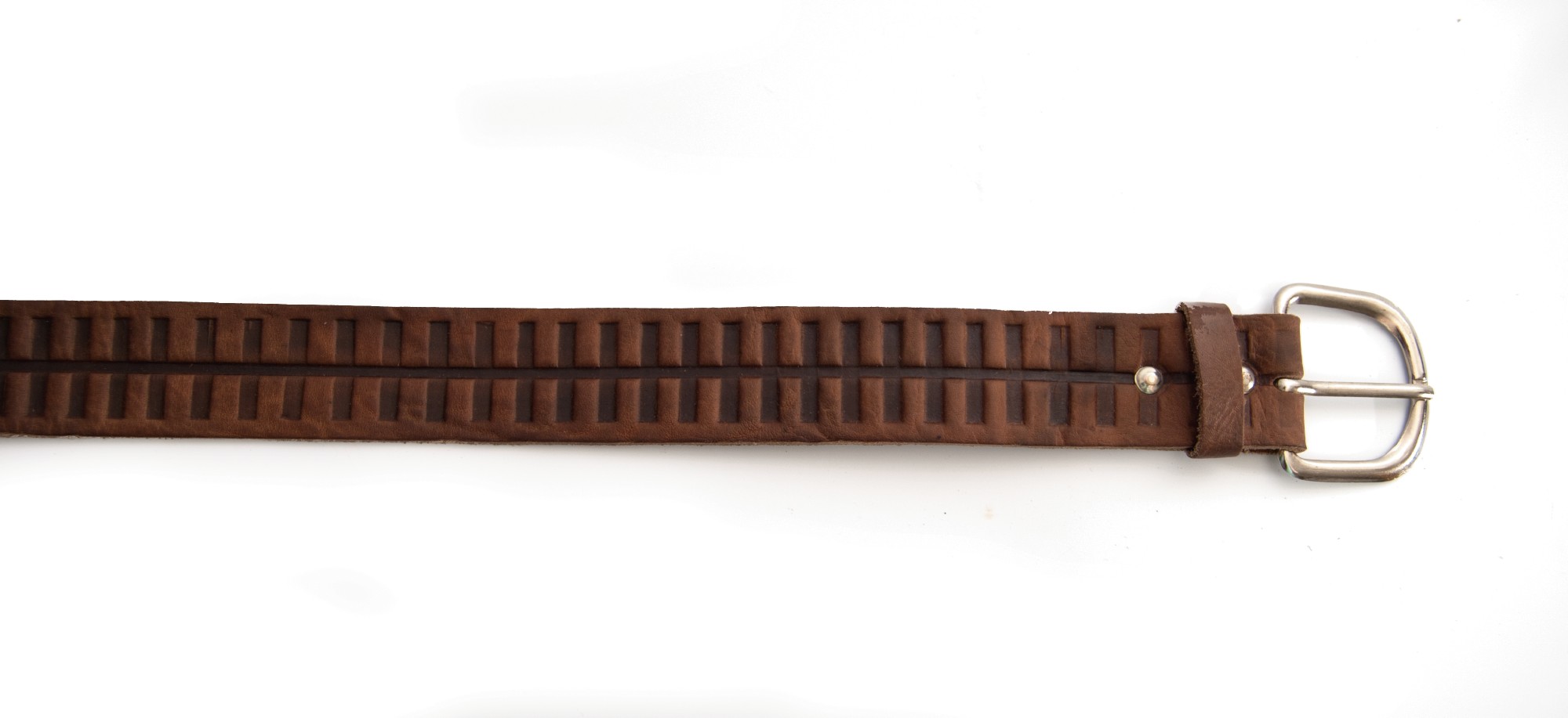Ledergürtel Zipper, braun günstig bestellen
