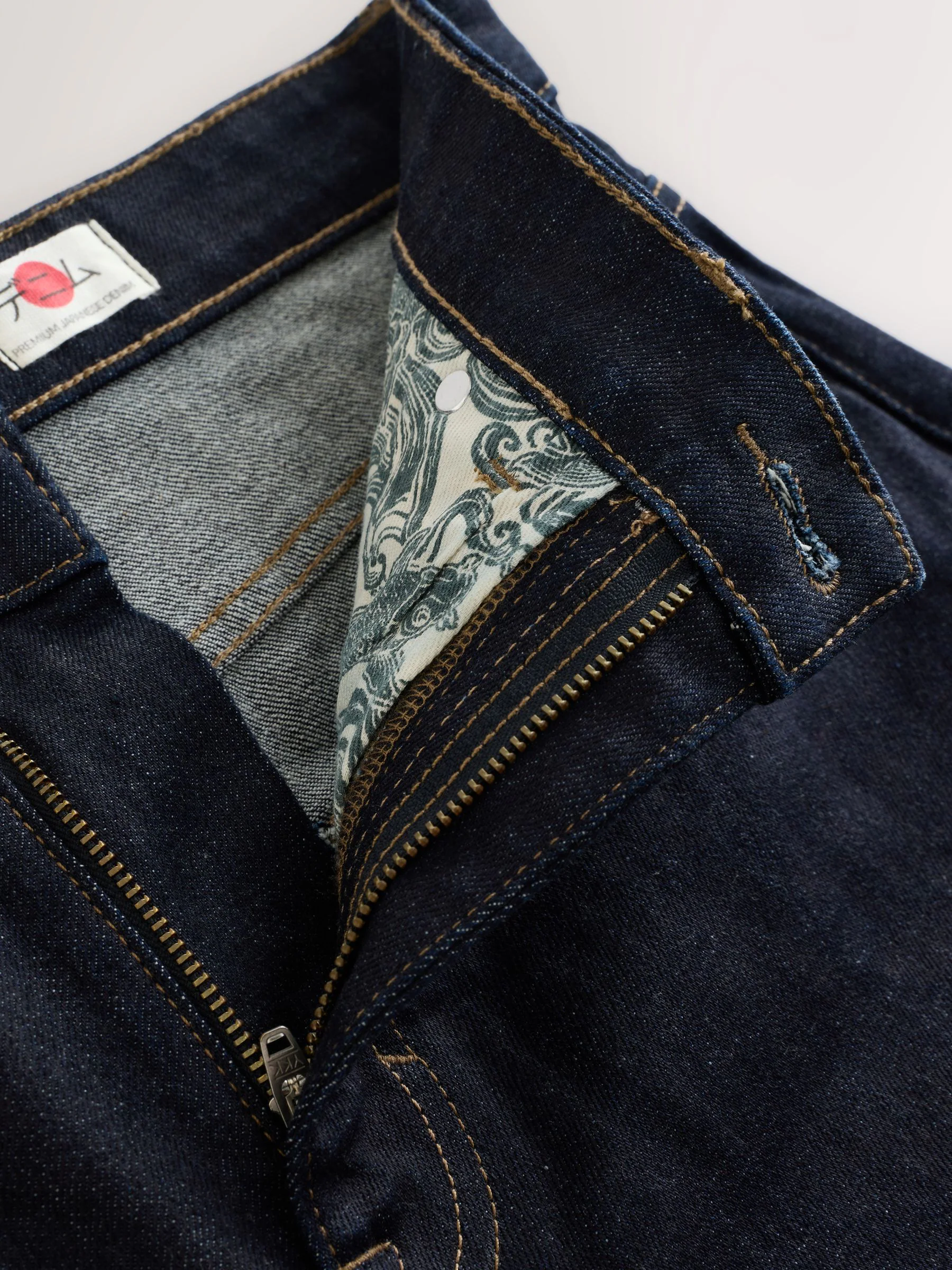 Indigo blauwe wassing - Straight fit - Signature Japanse zelfkant denim jeans
