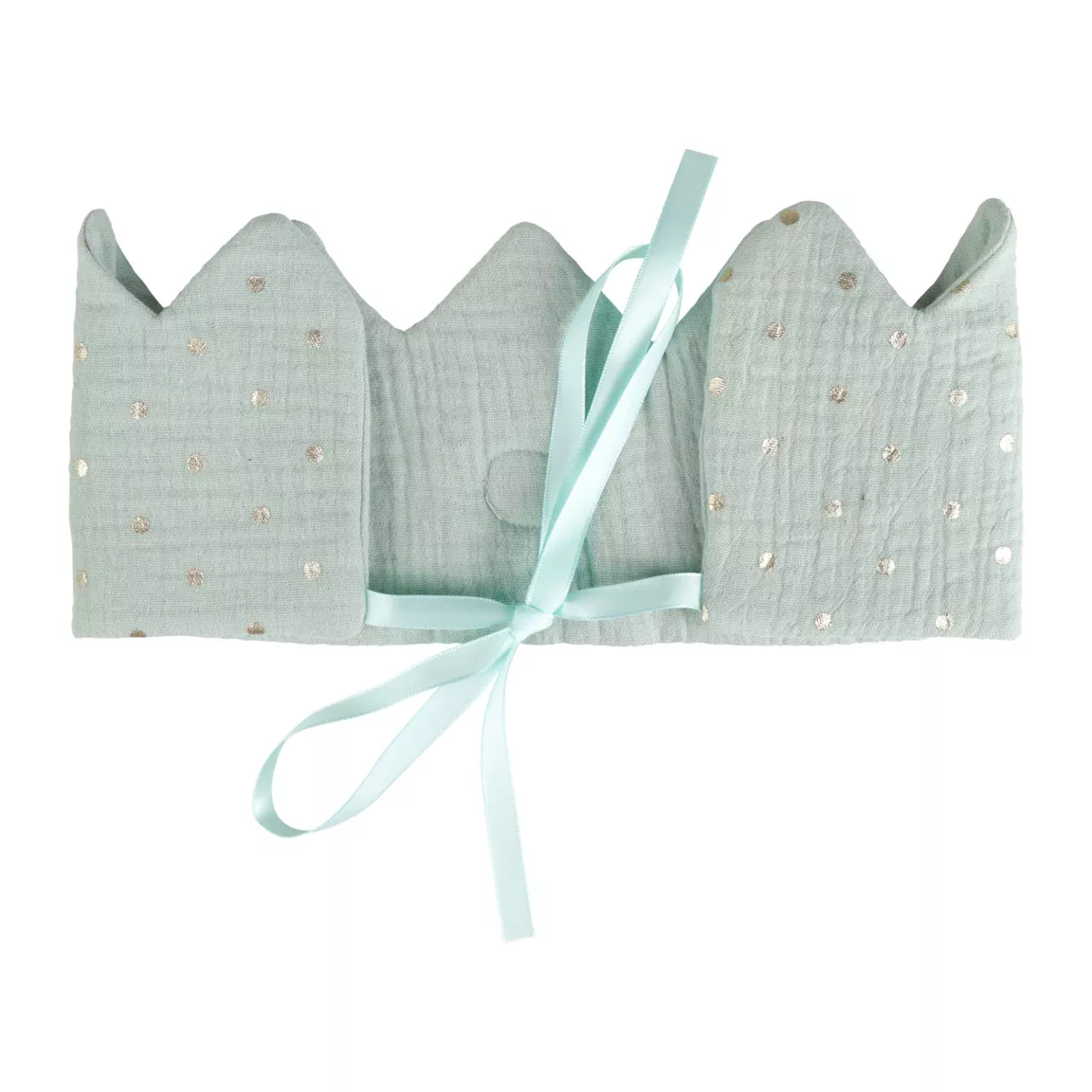 Couronne d'anniversaire enfant coton (40 cm) Roi Verte