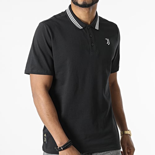 Polo A Manches Courtes Juventus HB6015 Noir