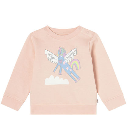 Stella McCartney Kids Sweatshirt - Pudderrosa m. Enhj?rning