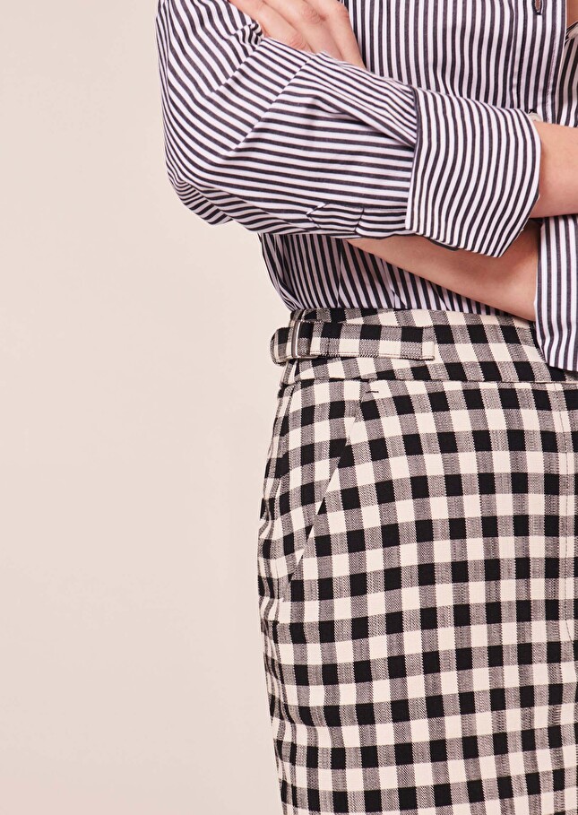 Jupe Justinanoire en vichy