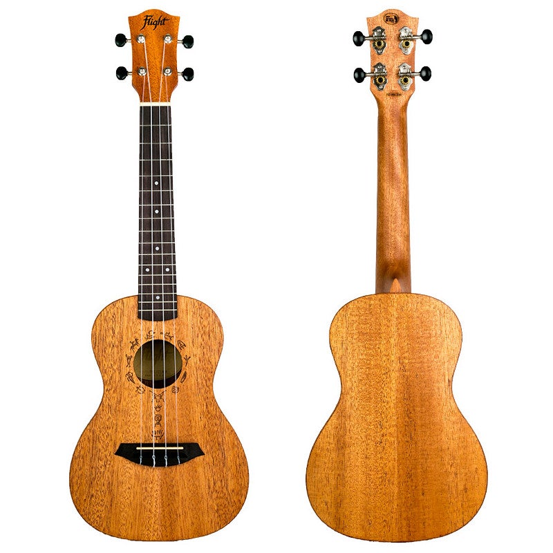 Flight Designer Series DUC373 Mahogany concert ukelele met gigbag