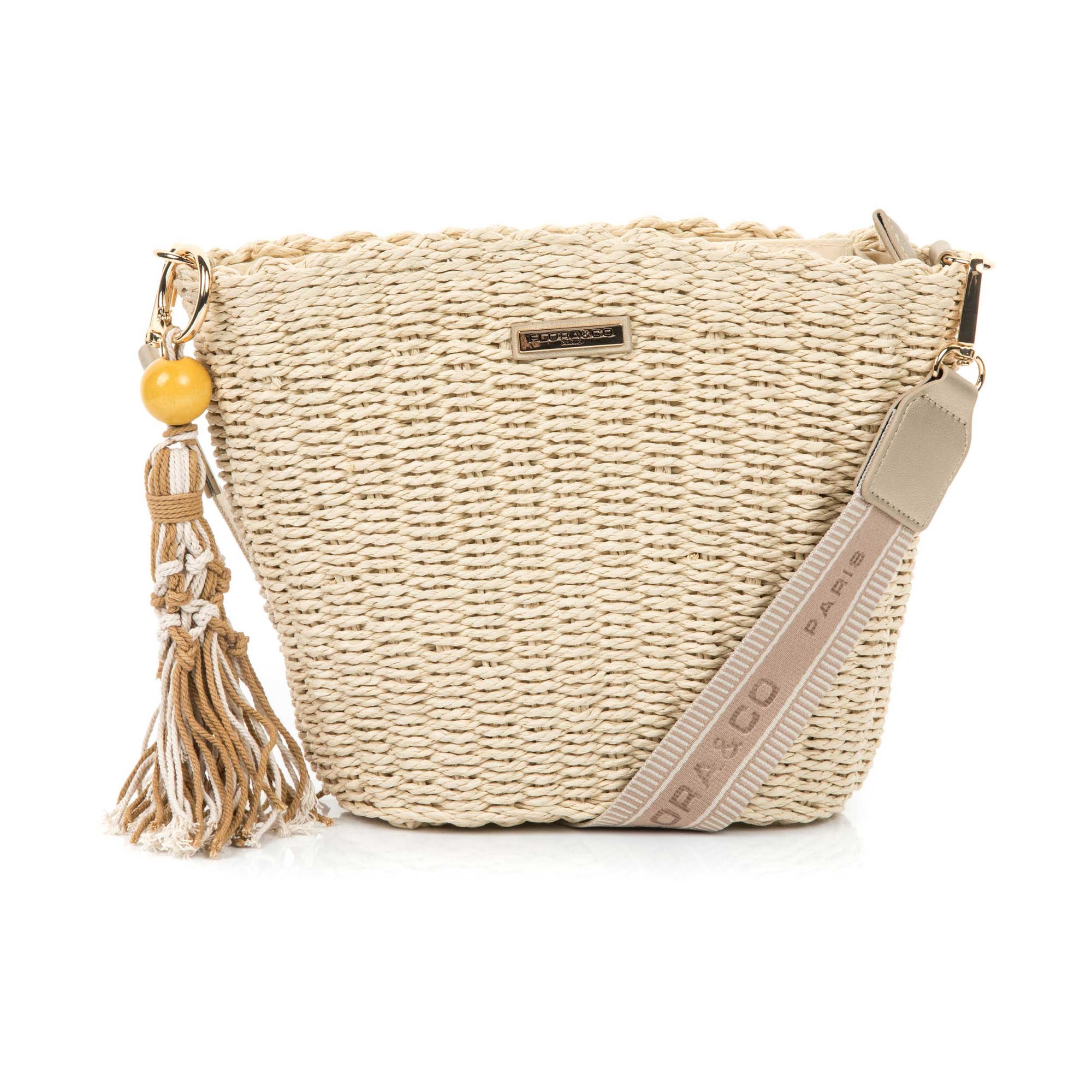 Sac bandoulière beige
