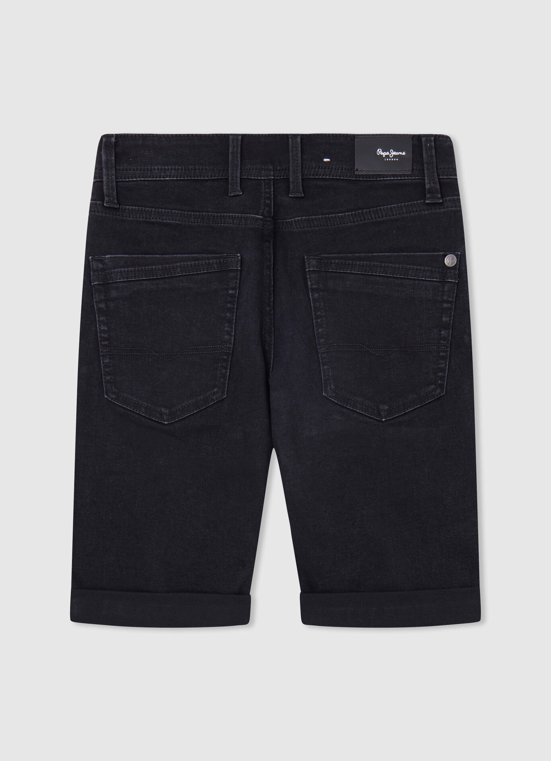 BERMUDA DENIM FIT SLIM - denim