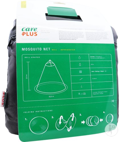 Care Plus Moustiquaire De Lit Imprégnée Durallin Cloche 2 Personnes 1 Pièce