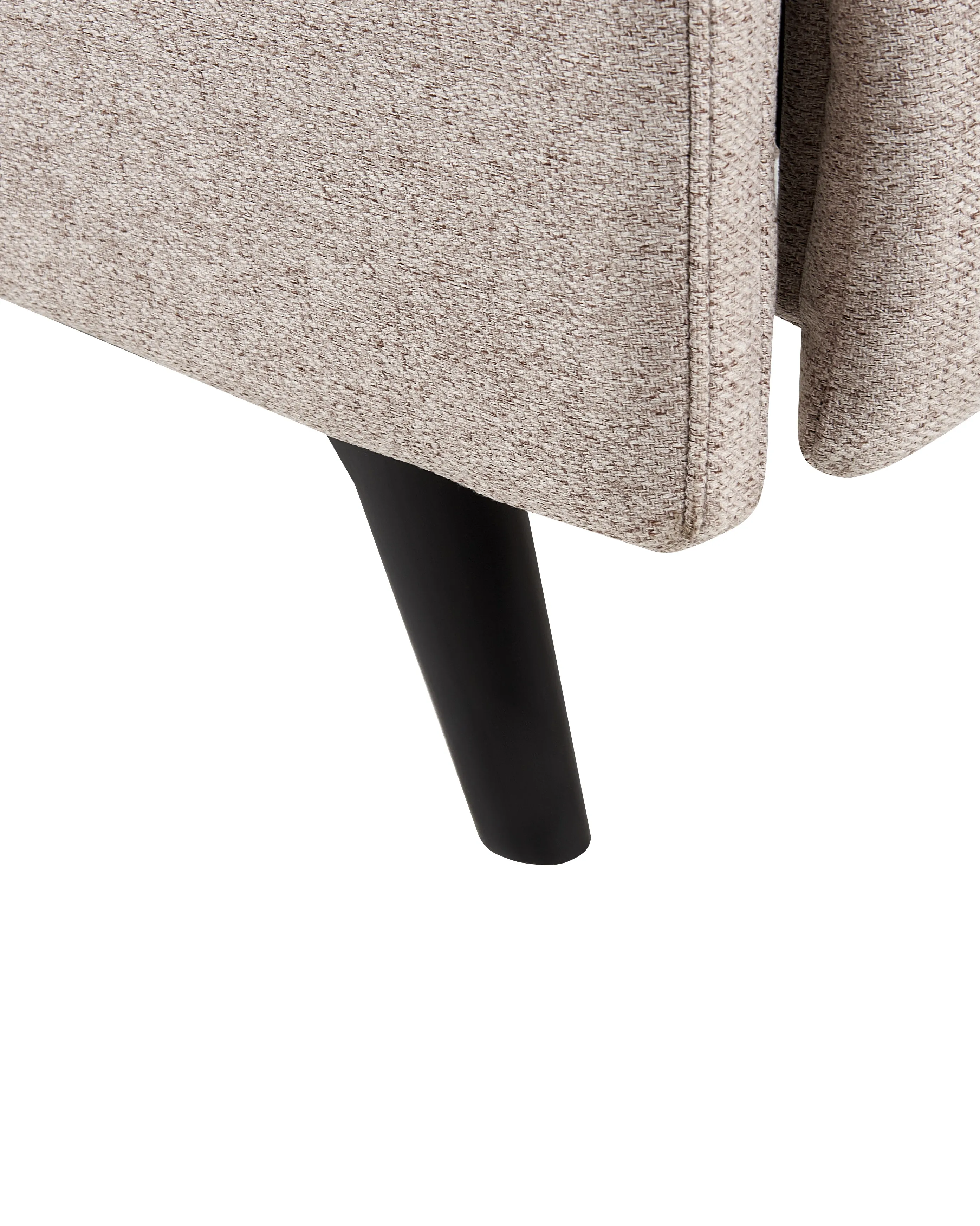 Relaxfauteuil SELVIK inclusief voetensteun Stof Taupe