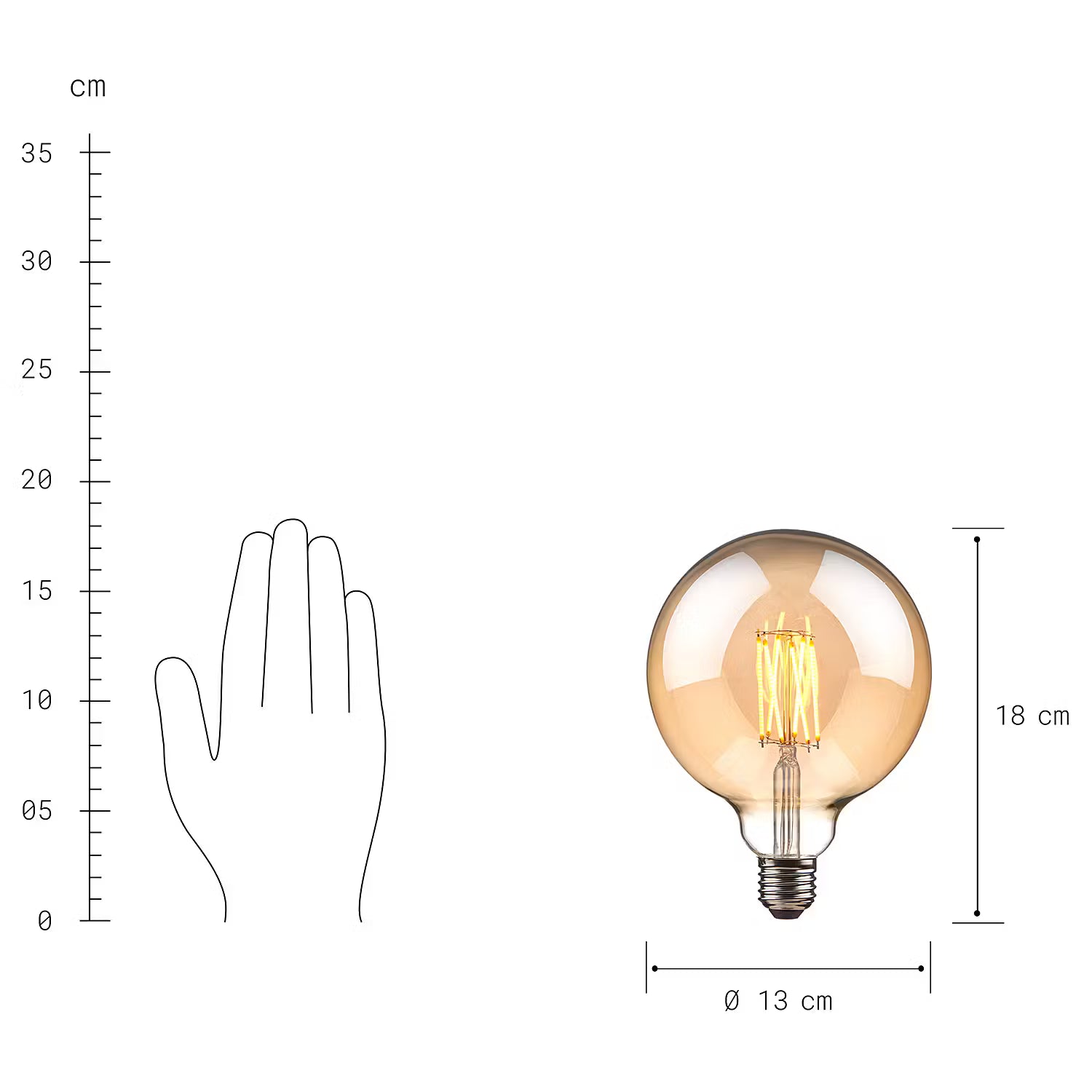BRIGHT LIGHT LED-Glühlampe 2er-Set