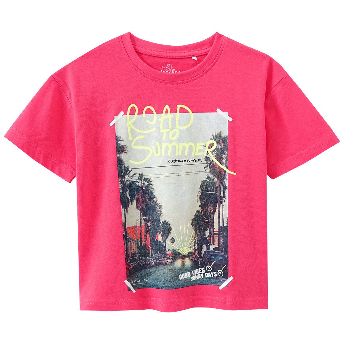 Topolino Jungen T-Shirt mit Foto-Print rot